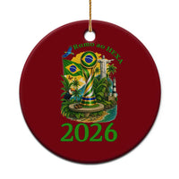 Rumo Ao Hexa Ceramic Ornament Brazil Soccer Fan 2026 Graphic