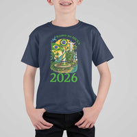 Rumo Ao Hexa T Shirt For Kid Brazil Soccer Fan 2026 Graphic