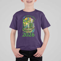 Rumo Ao Hexa T Shirt For Kid Brazil Soccer Fan 2026 Graphic