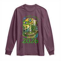 Rumo Ao Hexa Long Sleeve Shirt Brazil Soccer Fan 2026 Graphic