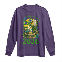 Rumo Ao Hexa Long Sleeve Shirt Brazil Soccer Fan 2026 Graphic