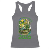 Rumo Ao Hexa Racerback Tank Top Brazil Soccer Fan 2026 Graphic