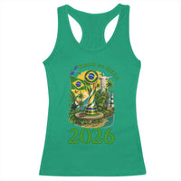 Rumo Ao Hexa Racerback Tank Top Brazil Soccer Fan 2026 Graphic