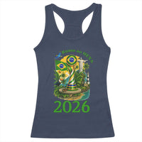 Rumo Ao Hexa Racerback Tank Top Brazil Soccer Fan 2026 Graphic