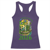 Rumo Ao Hexa Racerback Tank Top Brazil Soccer Fan 2026 Graphic