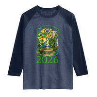 Rumo Ao Hexa Raglan Shirt Brazil Soccer Fan 2026 Graphic