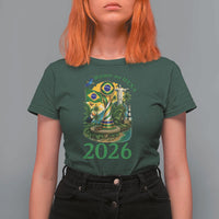 Rumo Ao Hexa T Shirt For Women Brazil Soccer Fan 2026 Graphic