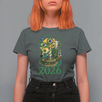 Rumo Ao Hexa T Shirt For Women Brazil Soccer Fan 2026 Graphic