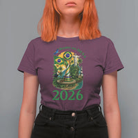 Rumo Ao Hexa T Shirt For Women Brazil Soccer Fan 2026 Graphic