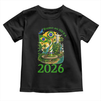 Rumo Ao Hexa Toddler T Shirt Brazil Soccer Fan 2026 Graphic