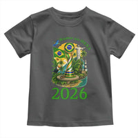 Rumo Ao Hexa Toddler T Shirt Brazil Soccer Fan 2026 Graphic