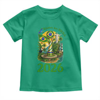 Rumo Ao Hexa Toddler T Shirt Brazil Soccer Fan 2026 Graphic