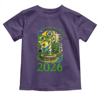 Rumo Ao Hexa Toddler T Shirt Brazil Soccer Fan 2026 Graphic