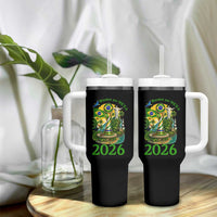 Rumo Ao Hexa Tumbler With Handle Brazil Soccer Fan 2026 Graphic
