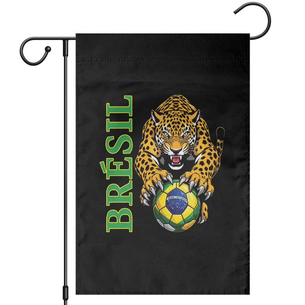Brazil Soccer Jaguar Garden Flag Football Supporter Gift