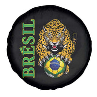 Brazil Soccer Jaguar Spare Tire Cover Football Supporter Gift