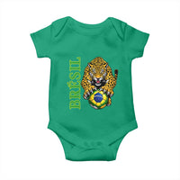 Brazil Soccer Jaguar Baby Onesie Football Supporter Gift