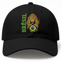 Brazil Soccer Jaguar Baseball Cap Football Supporter Gift