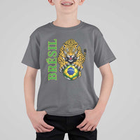 Brazil Soccer Jaguar T Shirt For Kid Football Supporter Gift