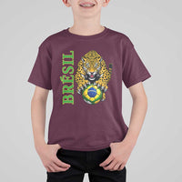 Brazil Soccer Jaguar T Shirt For Kid Football Supporter Gift