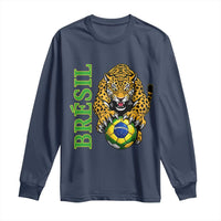 Brazil Soccer Jaguar Long Sleeve Shirt Football Supporter Gift