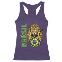 Brazil Soccer Jaguar Racerback Tank Top Football Supporter Gift