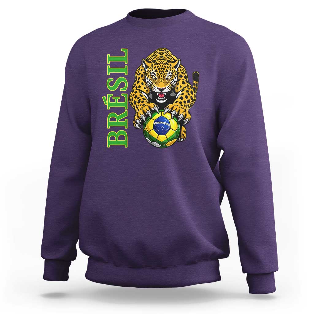Brazil Soccer Jaguar Sweatshirt Football Supporter Gift