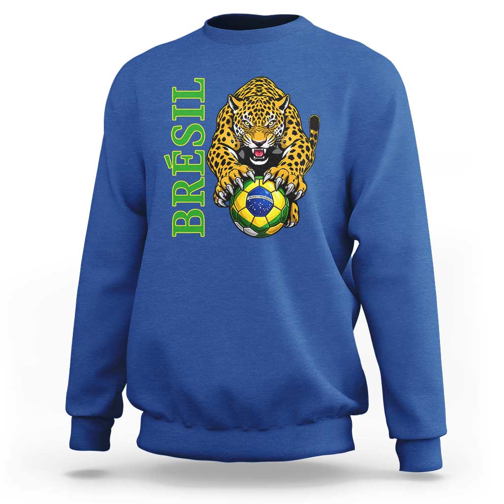 Brazil Soccer Jaguar Sweatshirt Football Supporter Gift