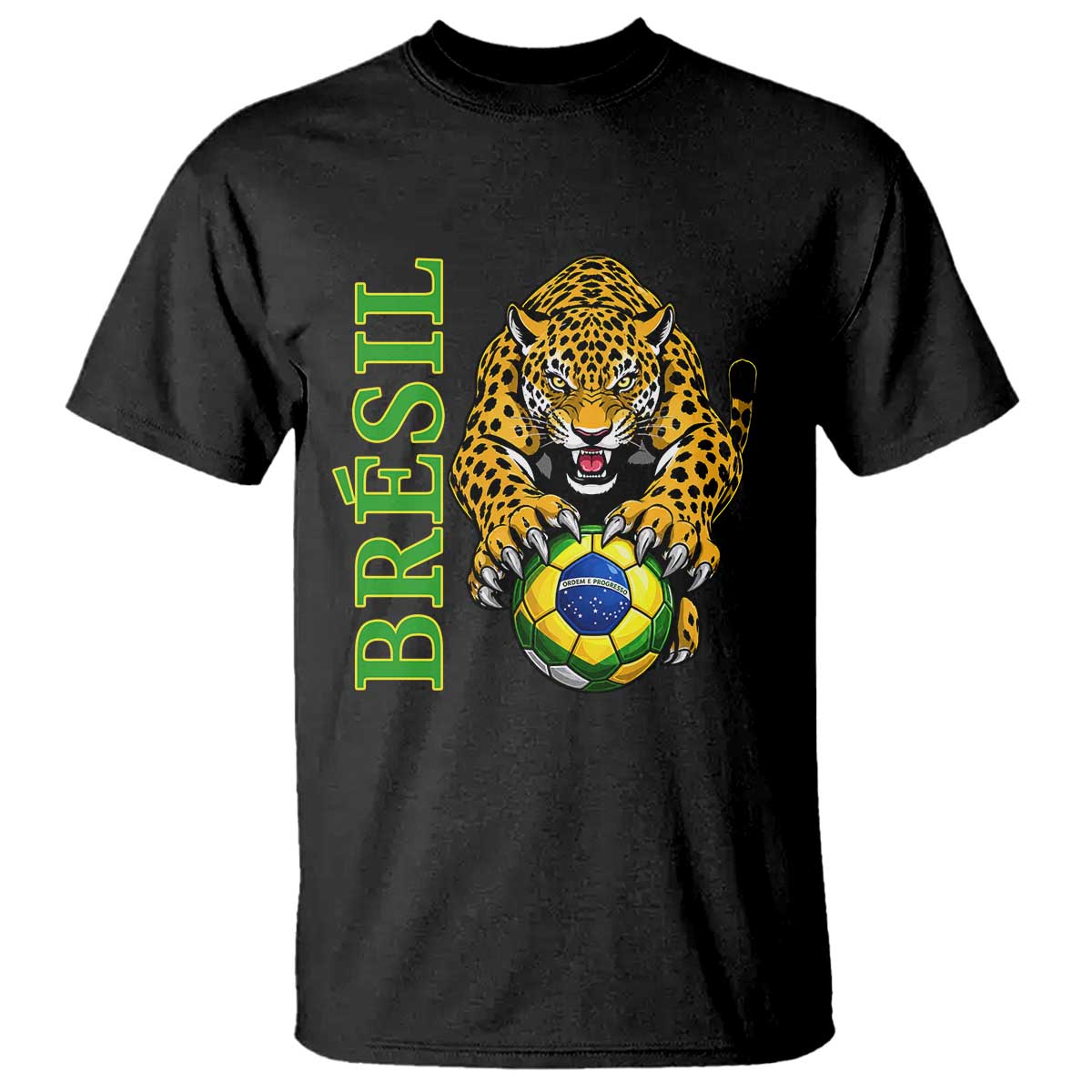 Brazil Soccer Jaguar T Shirt Football Supporter Gift