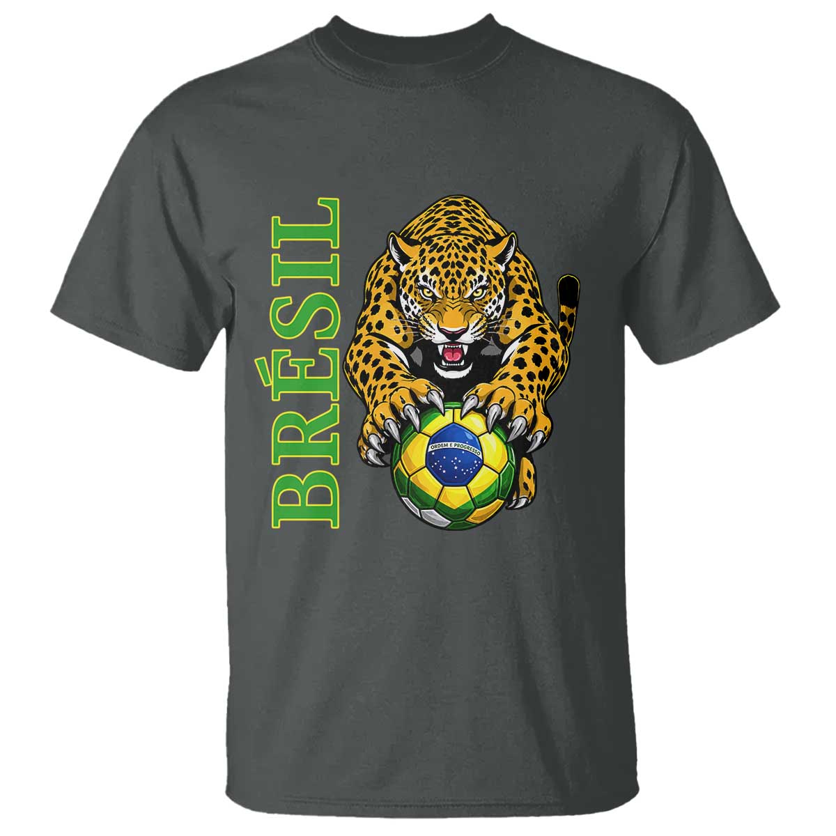 Brazil Soccer Jaguar T Shirt Football Supporter Gift