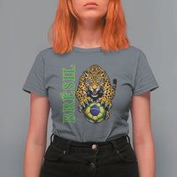Brazil Soccer Jaguar T Shirt For Women Football Supporter Gift