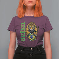 Brazil Soccer Jaguar T Shirt For Women Football Supporter Gift