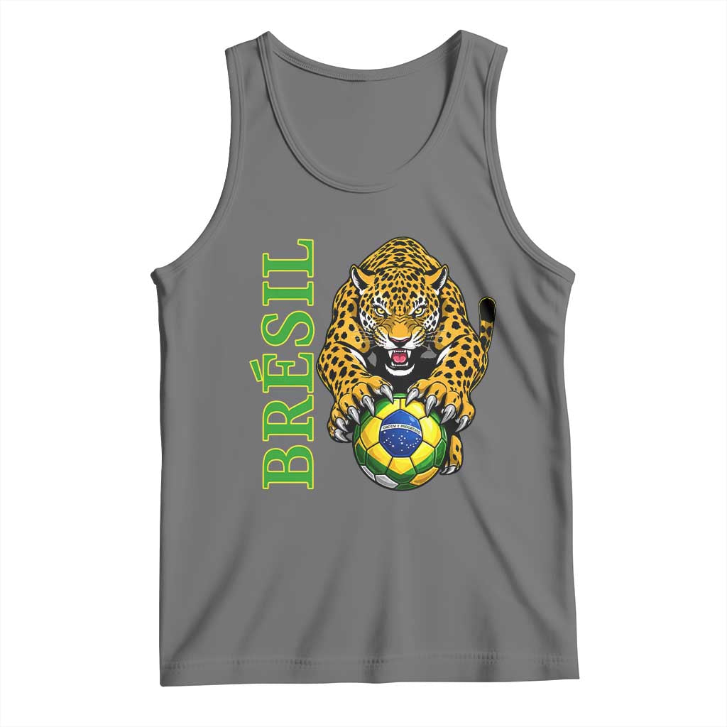 Brazil Soccer Jaguar Tank Top Football Supporter Gift