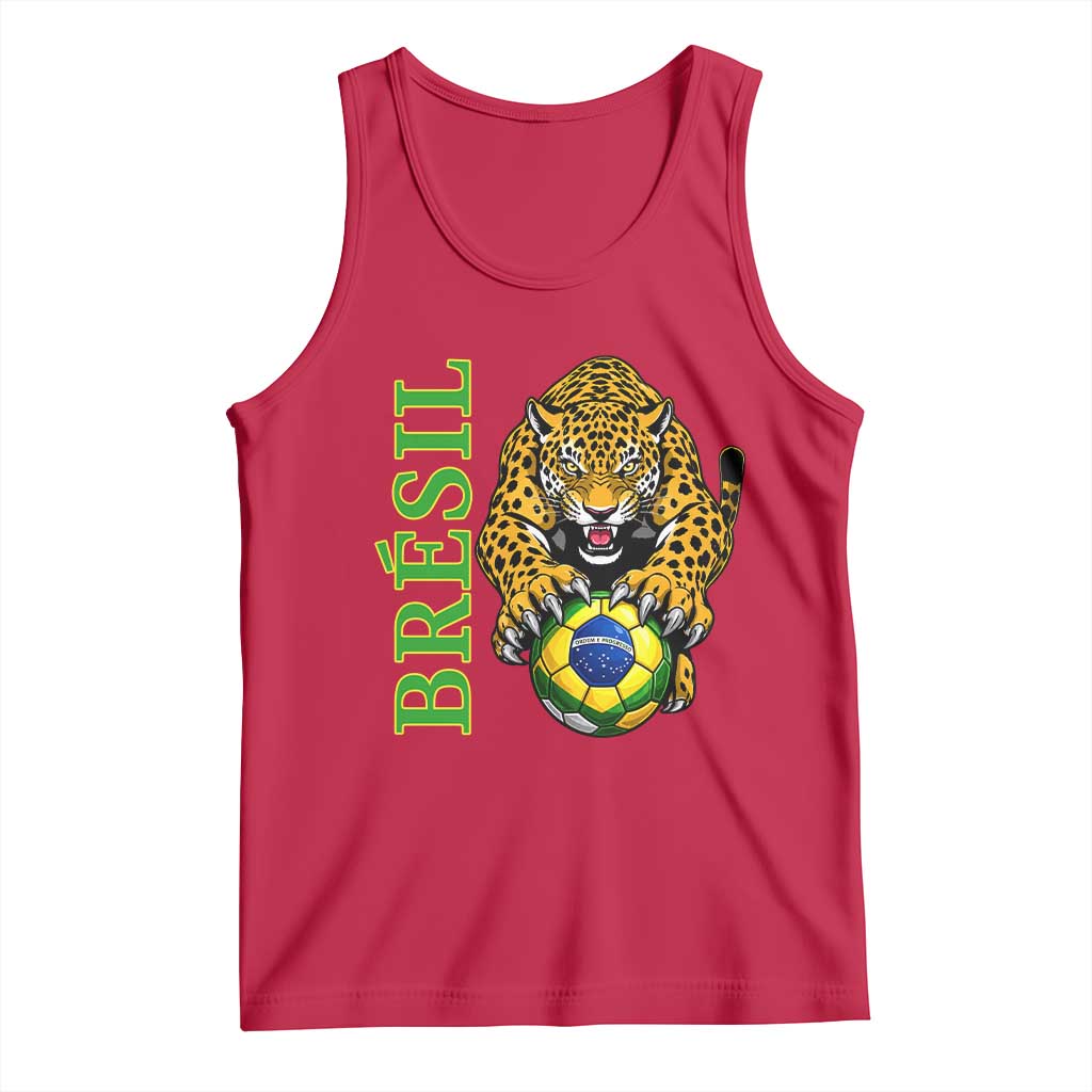 Brazil Soccer Jaguar Tank Top Football Supporter Gift