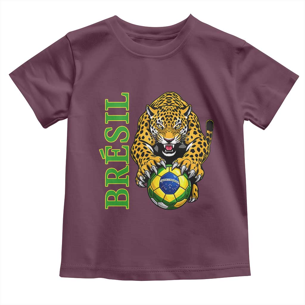 Brazil Soccer Jaguar Toddler T Shirt Football Supporter Gift