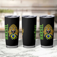 Brazil Soccer Jaguar Tumbler Cup Football Supporter Gift