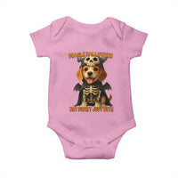 Beagle Halloween Skeleton Baby Onesie Not Scary Just Cute Dog Lover - Wonder Print Shop