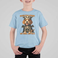 Beagle Halloween Skeleton T Shirt For Kid Not Scary Just Cute Dog Lover - Wonder Print Shop