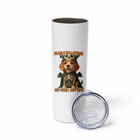 Beagle Halloween Skeleton Skinny Tumbler Not Scary Just Cute Dog Lover