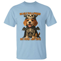 Beagle Halloween Skeleton T Shirt Not Scary Just Cute Dog Lover - Wonder Print Shop