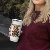Beagle Halloween Skeleton Tumbler Cup Not Scary Just Cute Dog Lover