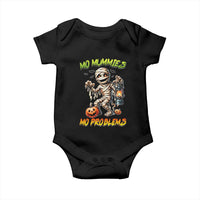 Halloween Mummy Baby Onesie Funny Mo Mummies Mo Problems - Wonder Print Shop
