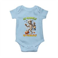 Halloween Mummy Baby Onesie Funny Mo Mummies Mo Problems - Wonder Print Shop