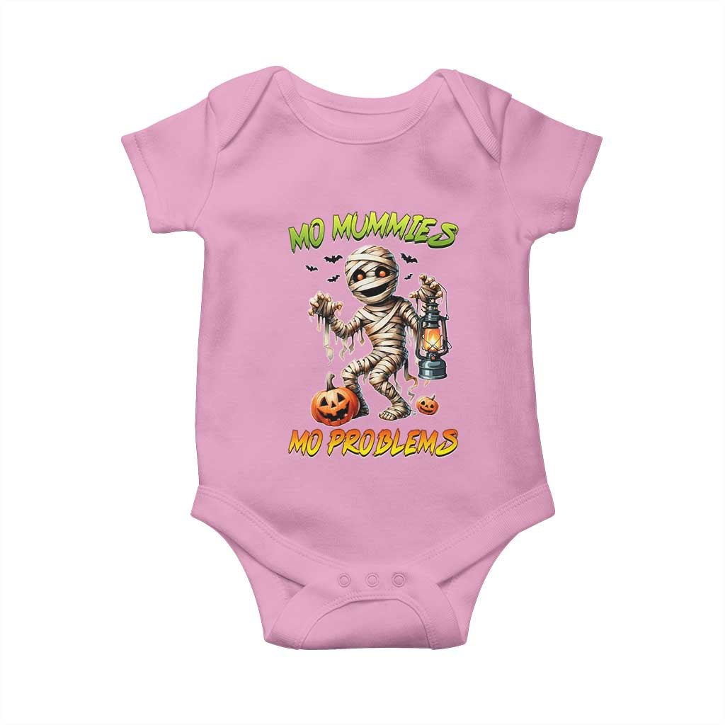 Halloween Mummy Baby Onesie Funny Mo Mummies Mo Problems - Wonder Print Shop