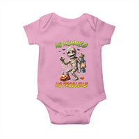 Halloween Mummy Baby Onesie Funny Mo Mummies Mo Problems - Wonder Print Shop