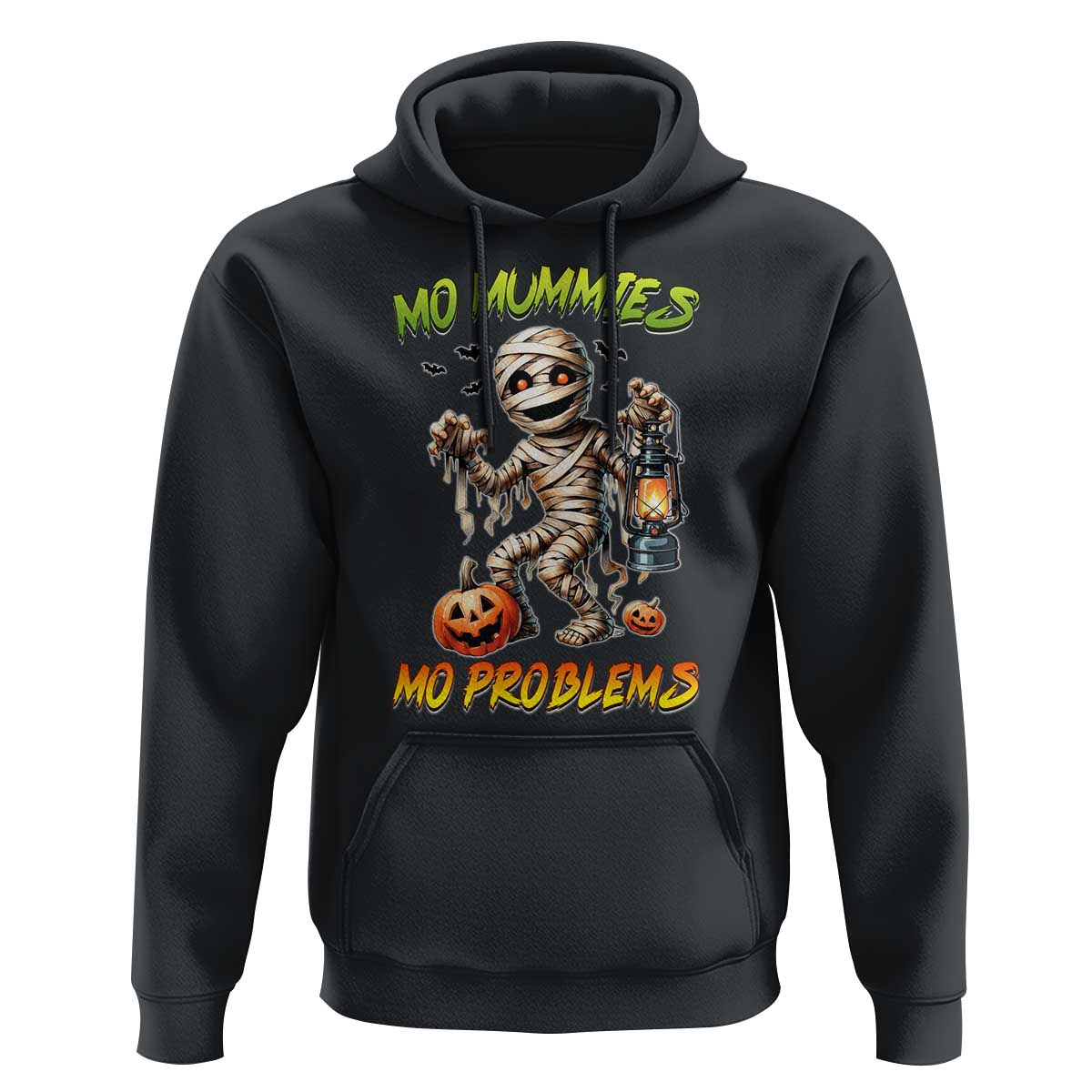 Halloween Mummy Hoodie Funny Mo Mummies Mo Problems - Wonder Print Shop