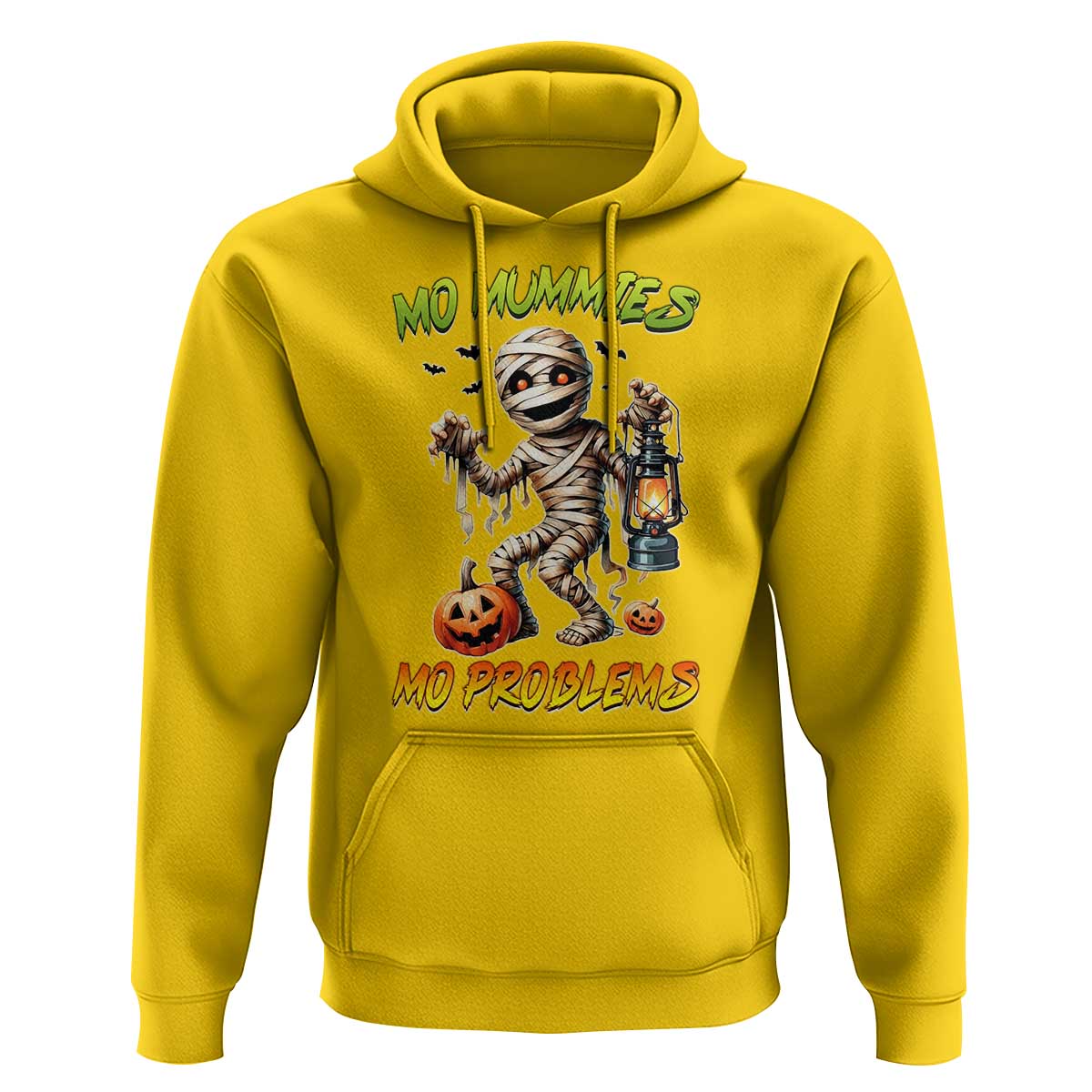 Halloween Mummy Hoodie Funny Mo Mummies Mo Problems - Wonder Print Shop