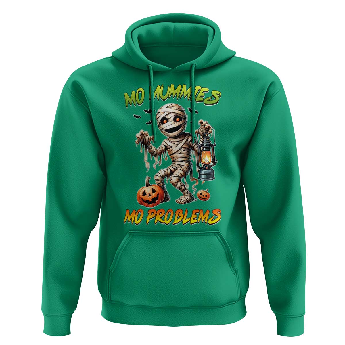 Halloween Mummy Hoodie Funny Mo Mummies Mo Problems - Wonder Print Shop