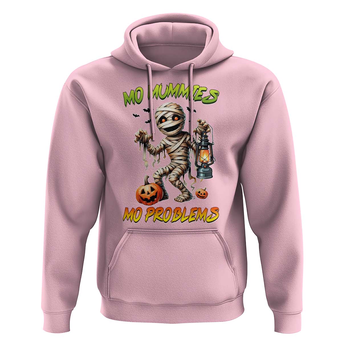 Halloween Mummy Hoodie Funny Mo Mummies Mo Problems - Wonder Print Shop