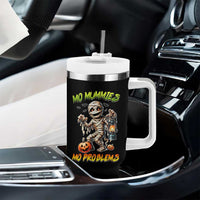Halloween Mummy Tumbler With Handle Funny Mo Mummies Mo Problems